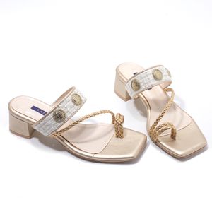 뮬 스퀘어솔 소가죽 꼬임스트랩 2CM OS22M023