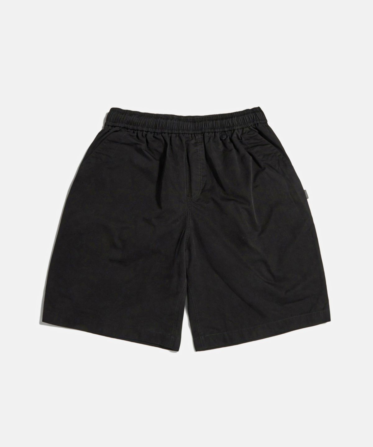 에스피오나지(ESPIONAGE) Wide Officer Shorts Black