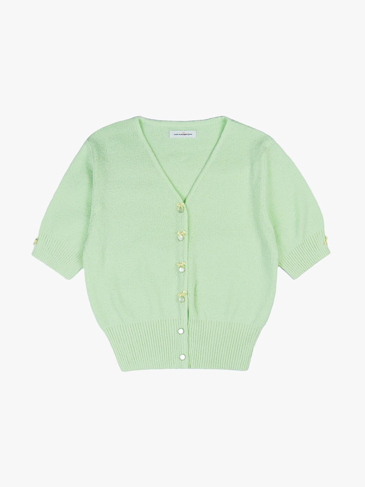 핑크파인애플(PINK PINEAPPLE) SUN SHOWER KNIT CARDIGAN_MINT