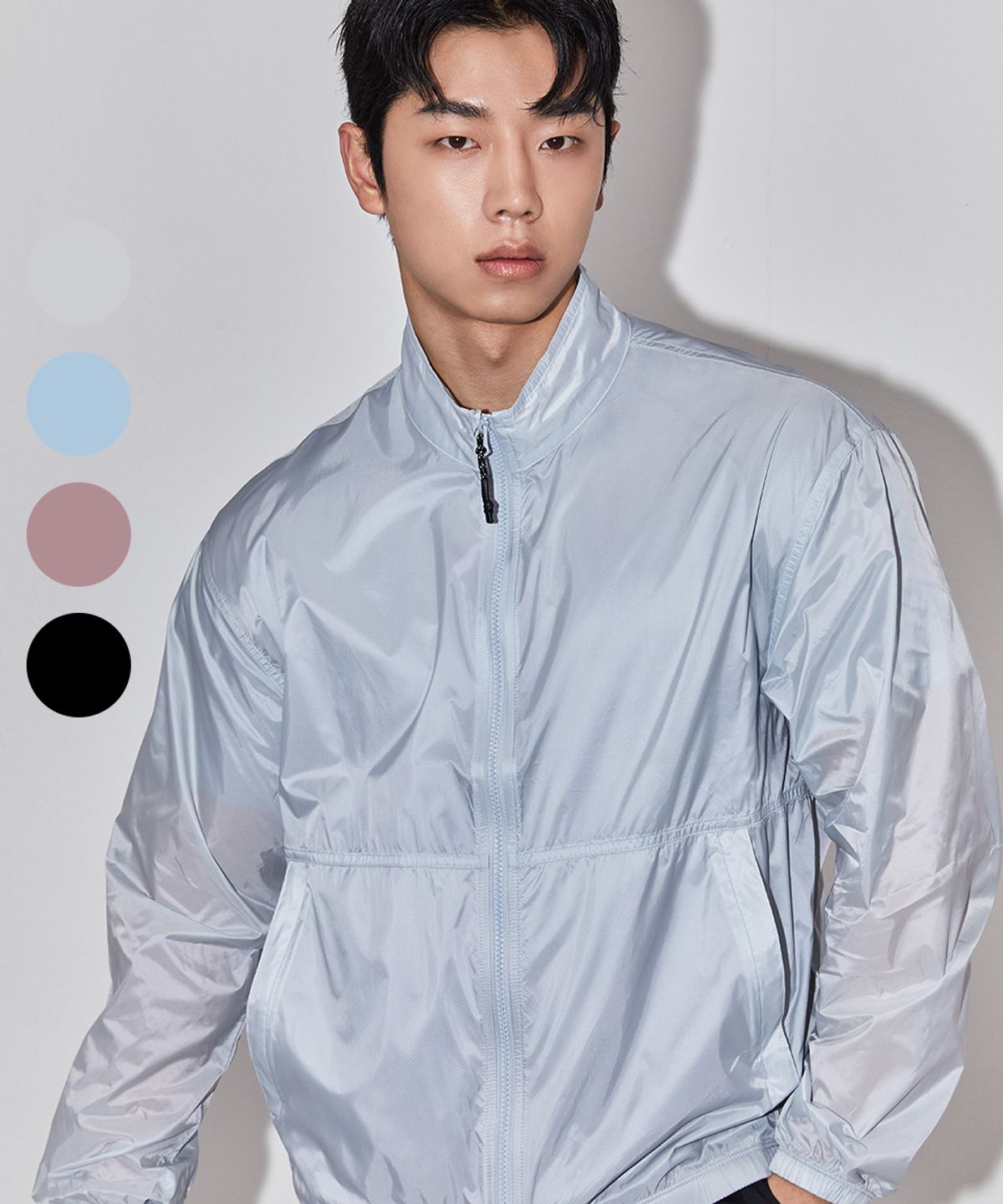 무신사 스탠다드 스포츠(MUSINSA STANDARD SPORTS) 슈퍼 라이트 스탠넥 바람막이 (3color)