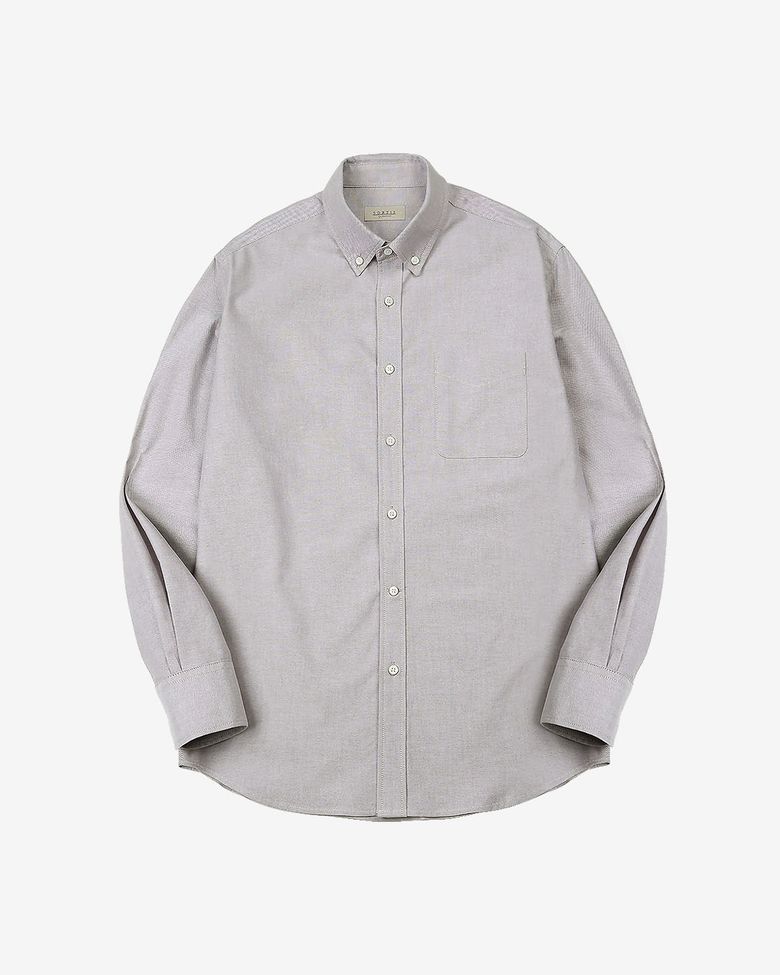 041 Oxford Button-down Shirts (Brown)