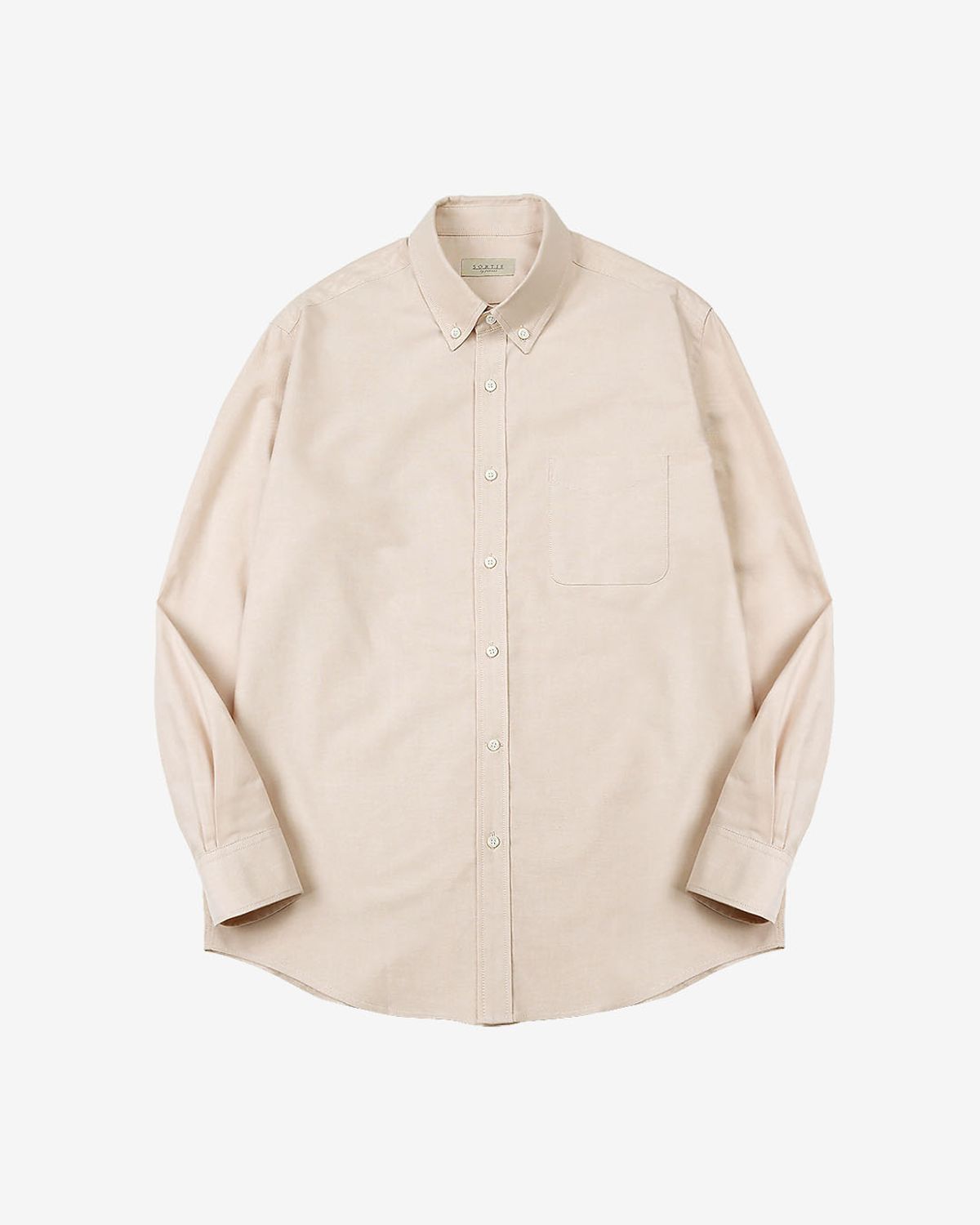 솔티(SORTIE) 041 Oxford Button-down Shirts (Beige)