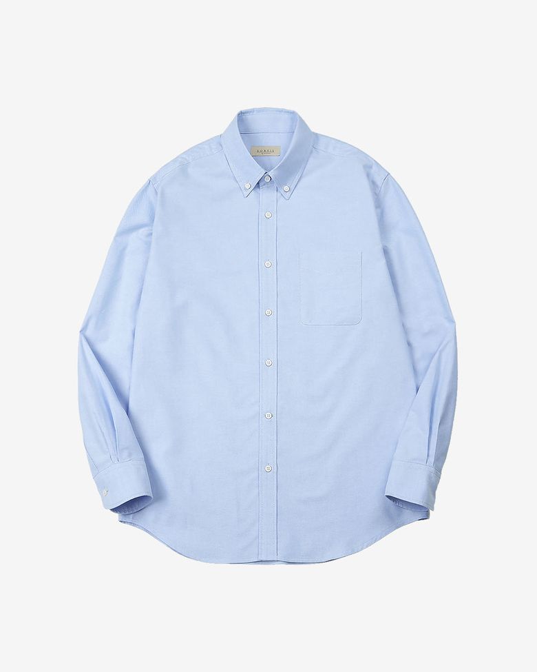 041 Oxford Button-down Shirts (Sky Blue)