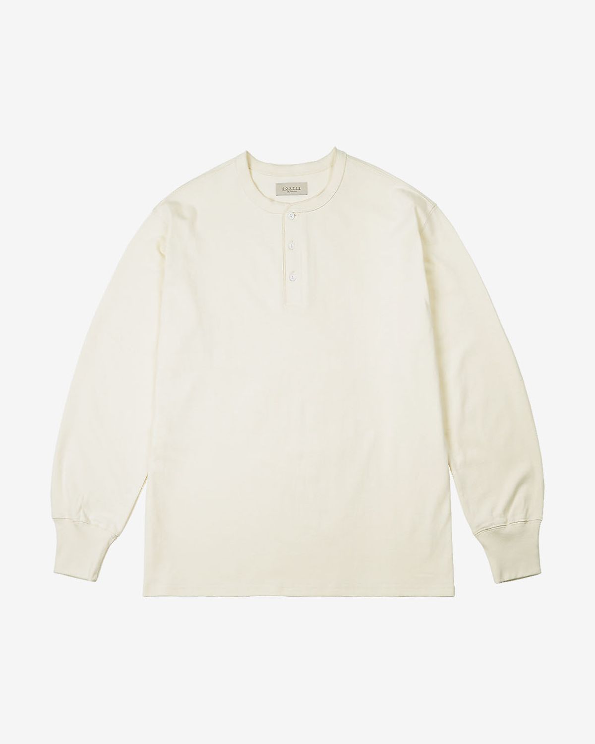 솔티(SORTIE) Utility Henly neck Long Sleeve (Ivory)