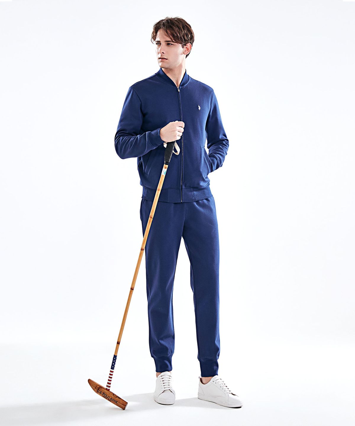 유에스 폴로 어신(USPOLOASSN) 화이트라벨 USA COTTON 이지웨어 SET_NAVY