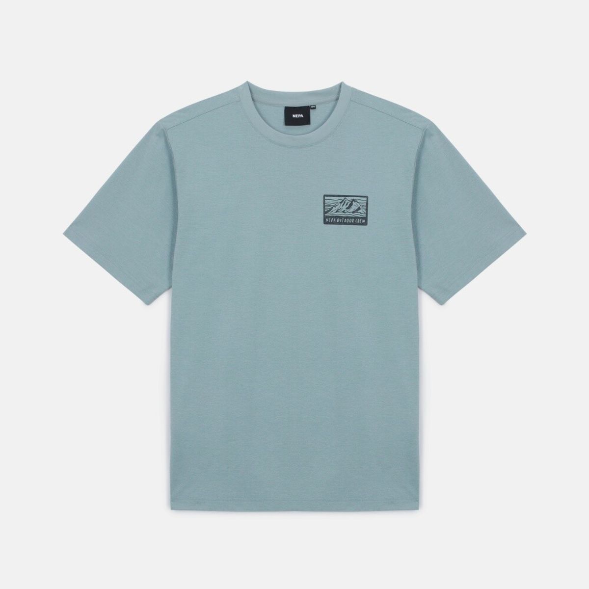 네파(NEPA) 7KD5372 공용 마운틴 그래픽 반팔 티셔츠 (루즈핏)