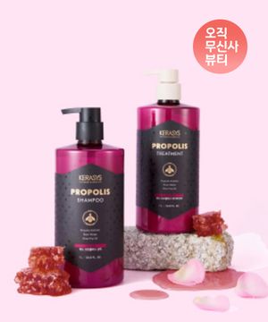 프로폴리스 모근 케어  샴푸 레드 1L  2개입 구성
