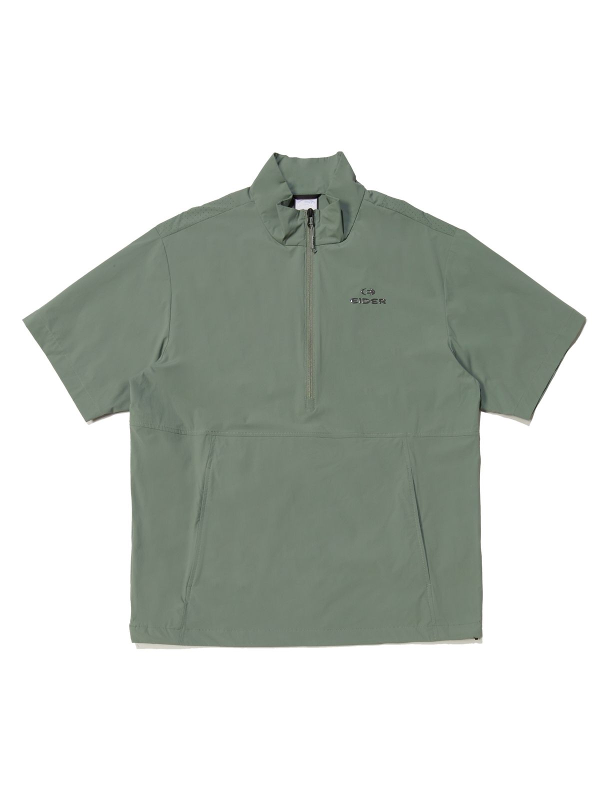 아이더(EIDER) ON THE ROCK (온더락) α 반팔 아노락_Forest khaki