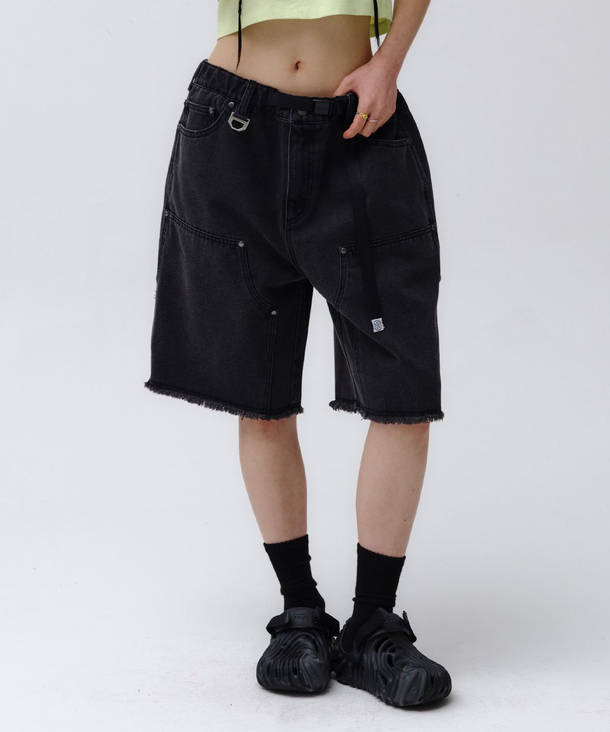 아웃도어 프로덕츠(OUTDOOR PRODUCTS) 데님 카펜터 쇼츠 DENIM CARPENTER SHORTS