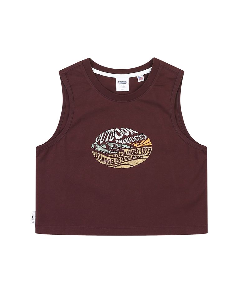 여성 롱비치 슬리브리스 탑 W LONG BEACH SLEEVELESS TOP
