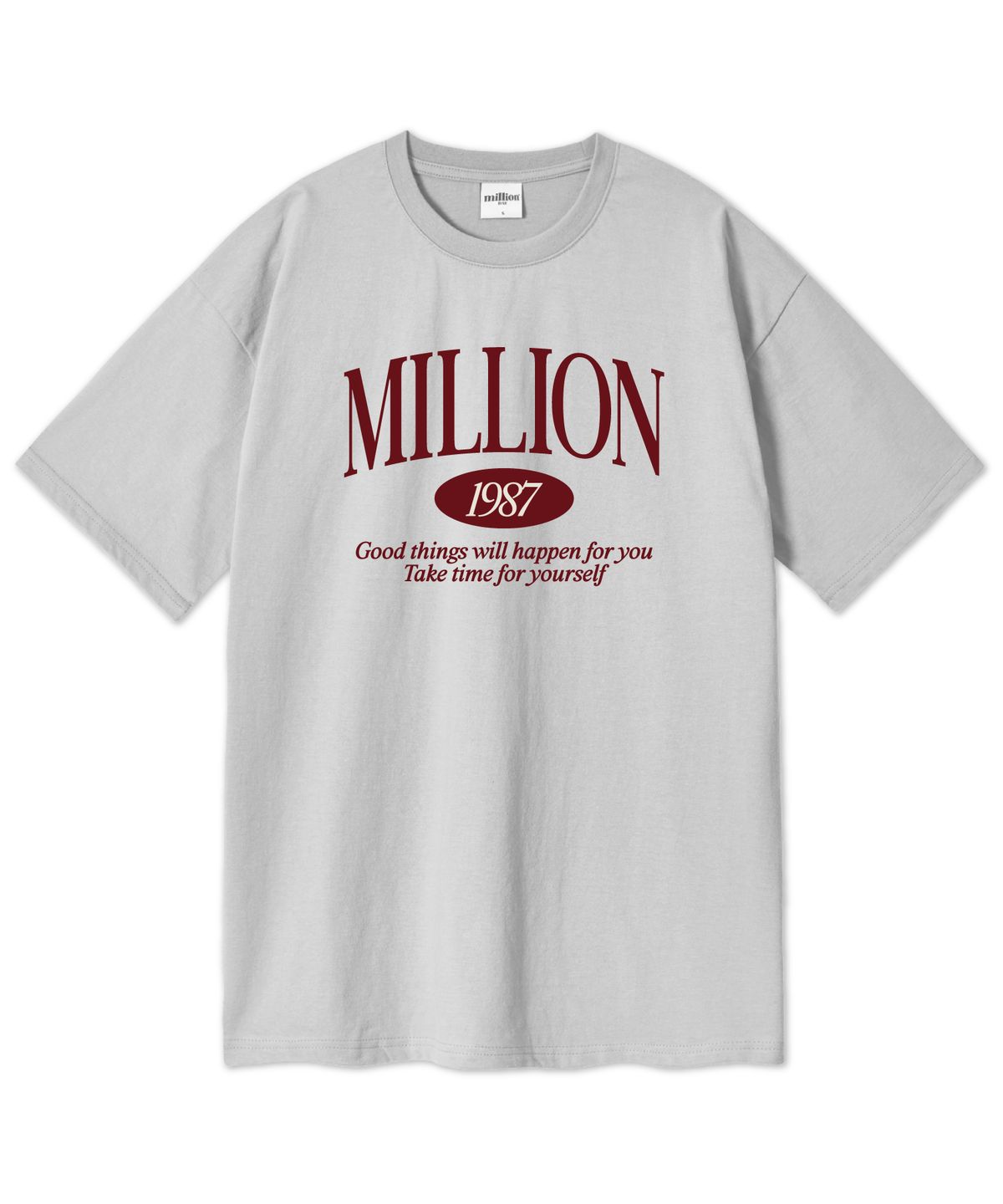 밀리언데이(MILLION DAY) MILLION 1987 오버핏 반팔티