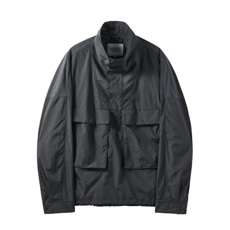 RIPSTOP LONG SLEEVE ANORAK - C/GREY (P242MAN538)