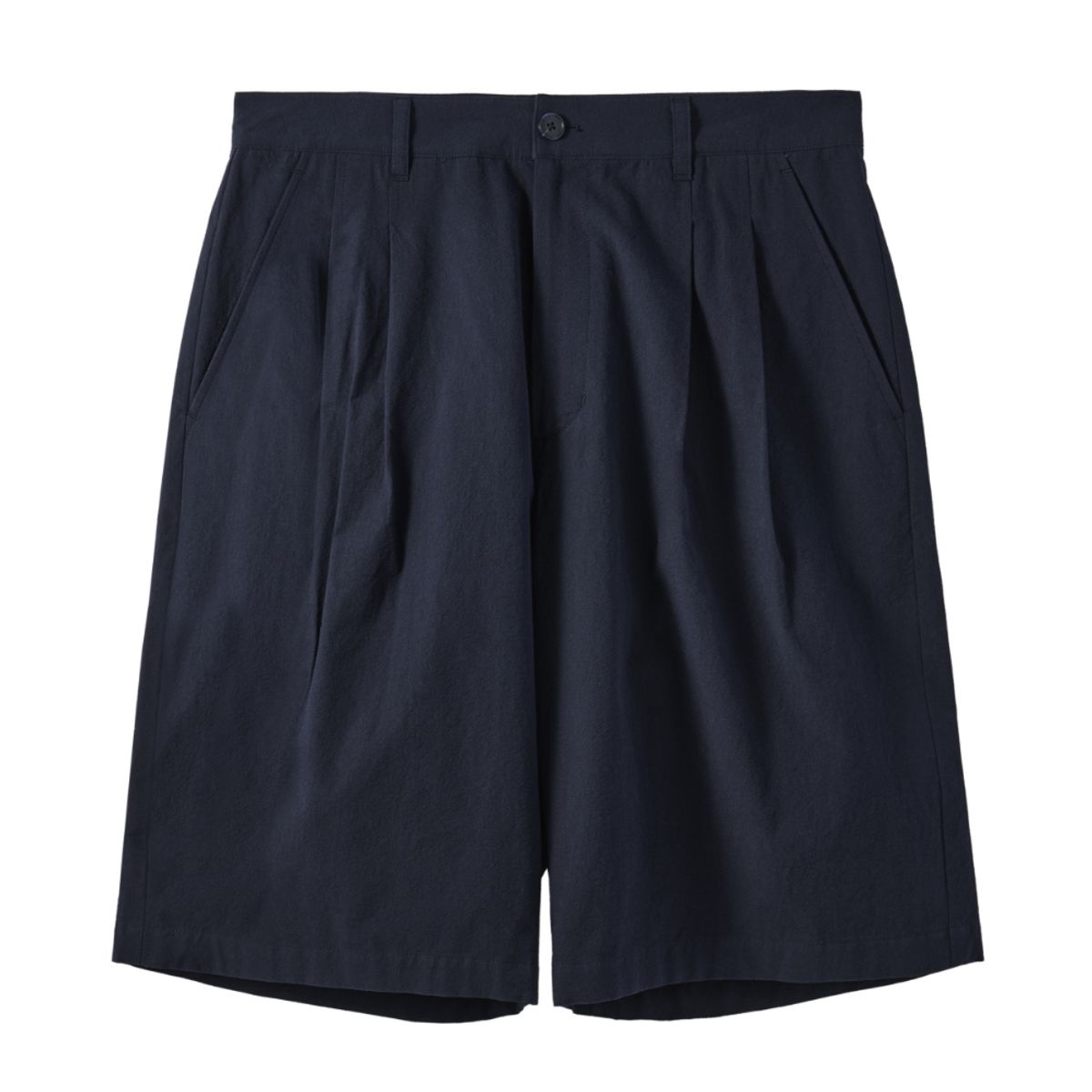 브롬톤 런던(BROMPTON LONDON) COTTON SET BERMUDA SHORTS - NAVY (P242MHP535)