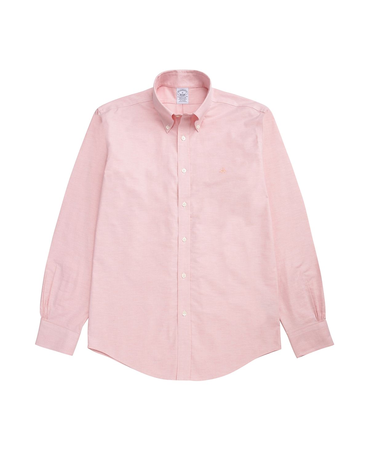 브룩스 브라더스(BROOKS BROTHERS) 레귤러핏 논아이론 옥스포드 솔리드 셔츠 (오렌지) (BBTHMM7907FES)