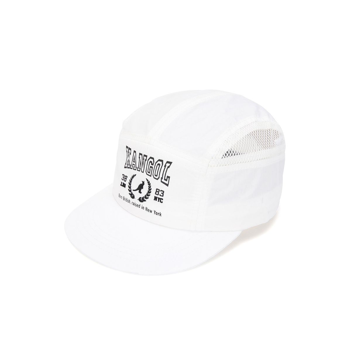캉골키즈(KANGOL KIDS) 키즈 메시 믹스 캠프 캡 QE 0005 화이트/AQEHBC00050WH