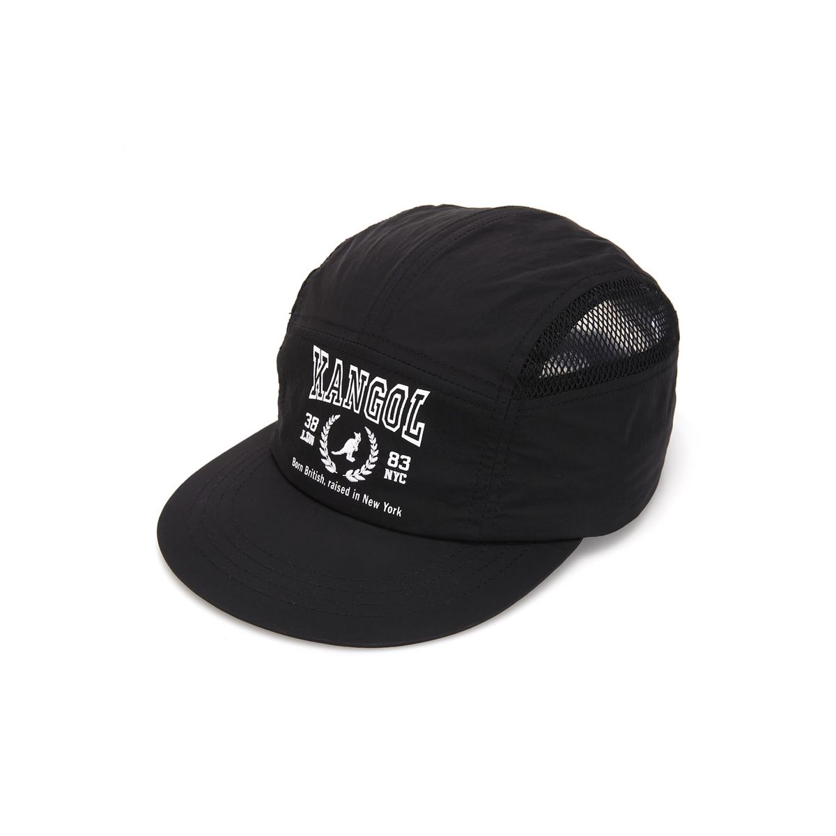 캉골키즈(KANGOL KIDS) 키즈 메시 믹스 캠프 캡 QE 0005 블랙/AQEHBC00050BK