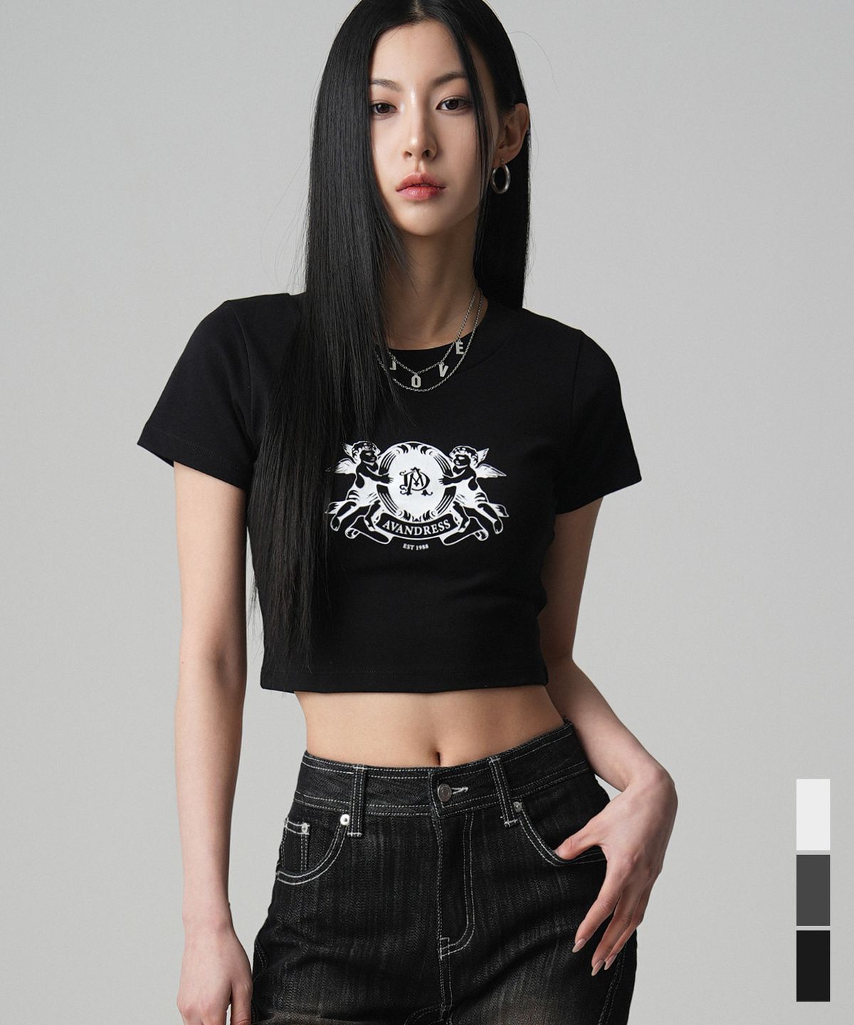 어반드레스(AVANDRESS) Angel Crop T-shirt - 3COL