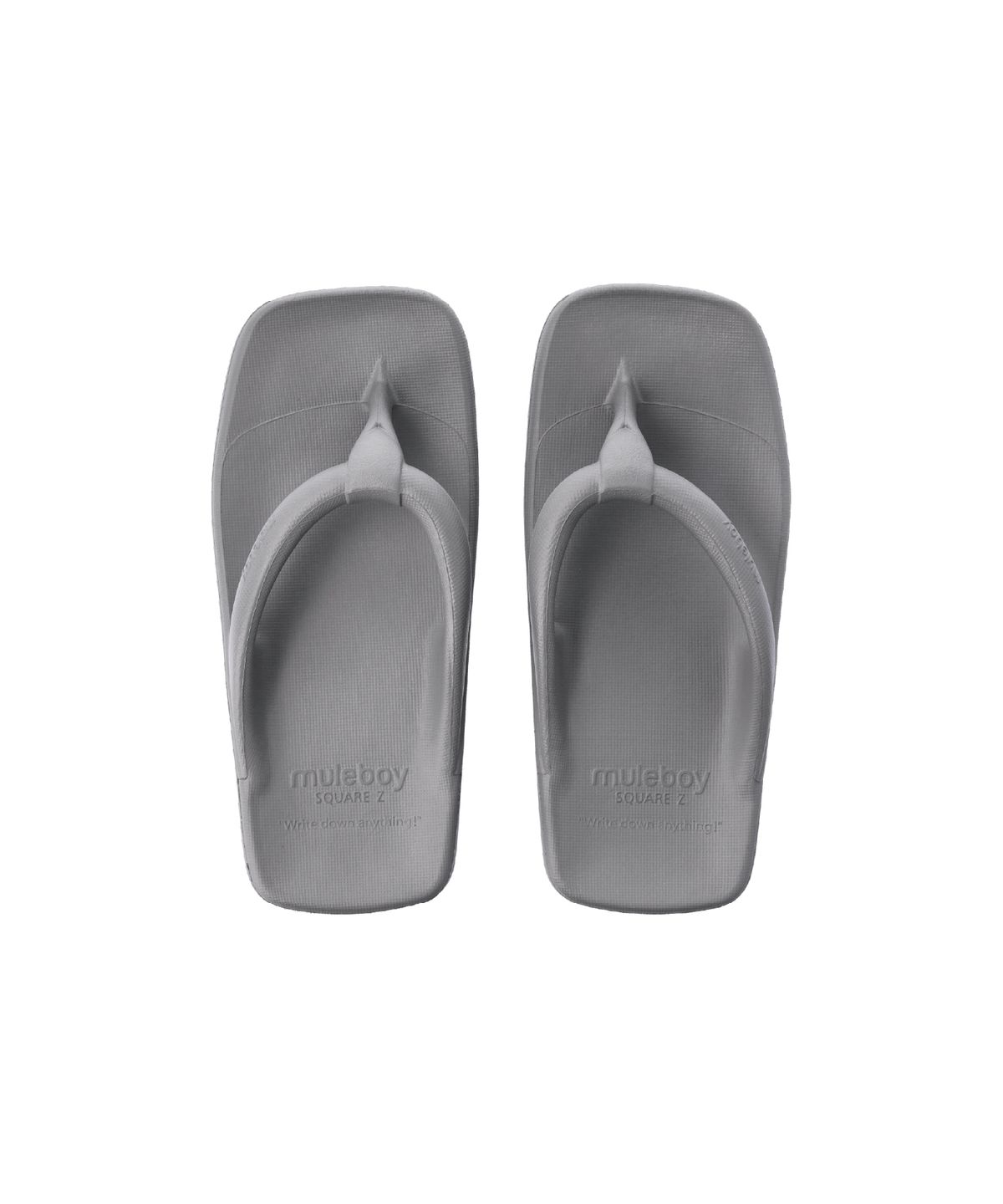 뮬보이(MULEBOY) 스퀘어 제트 플립플랍 미드 그레이(MID GRAY)