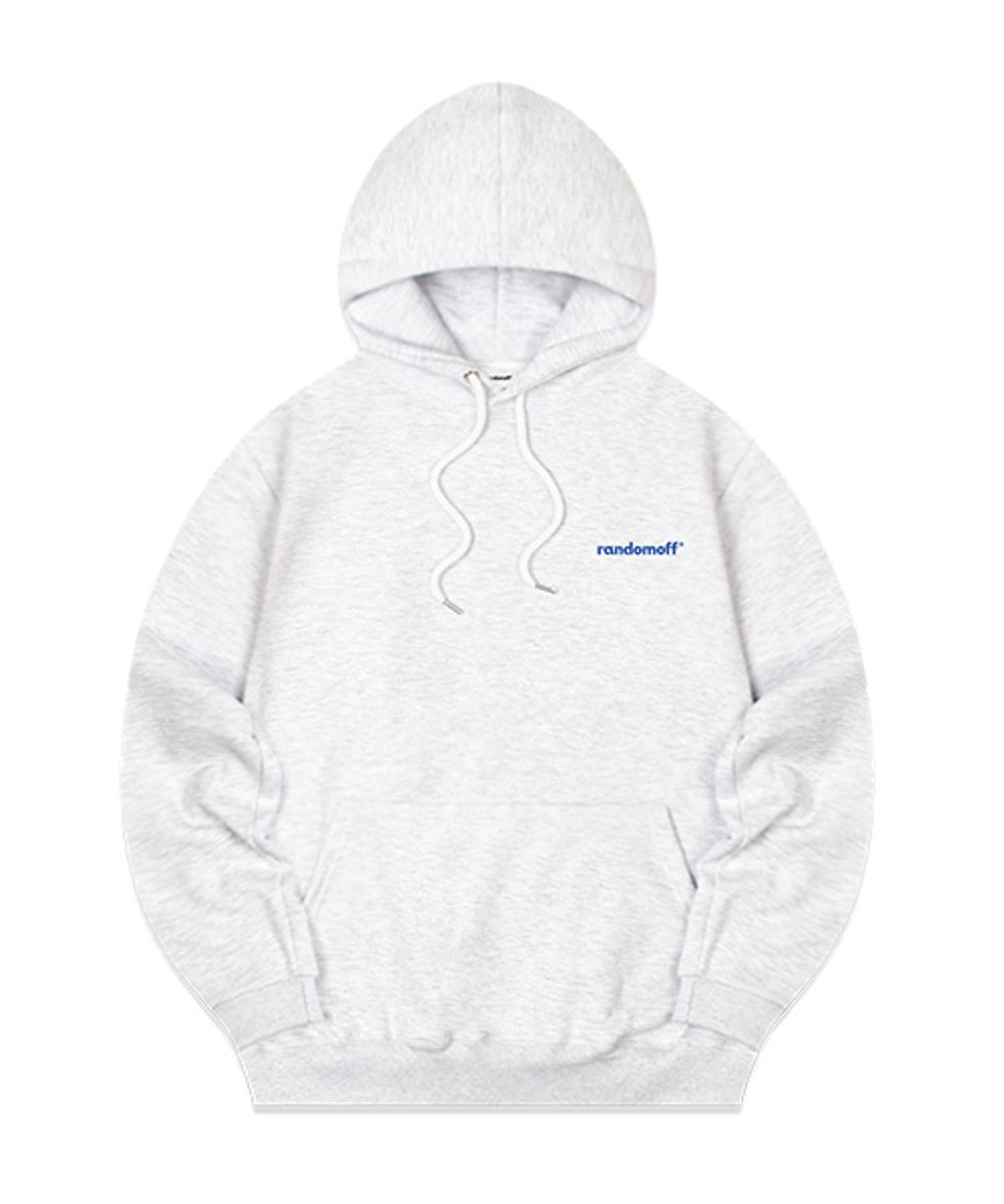 랜덤오프(RANDOMOFF) BASIC LOGO MINI 후드티 [백메란지]
