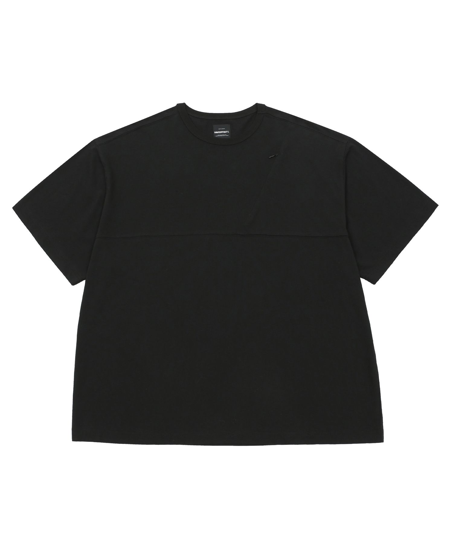MUSINSA公式 | HAVEOFFDUTY ジッパーポケットTシャツ（ブラック）