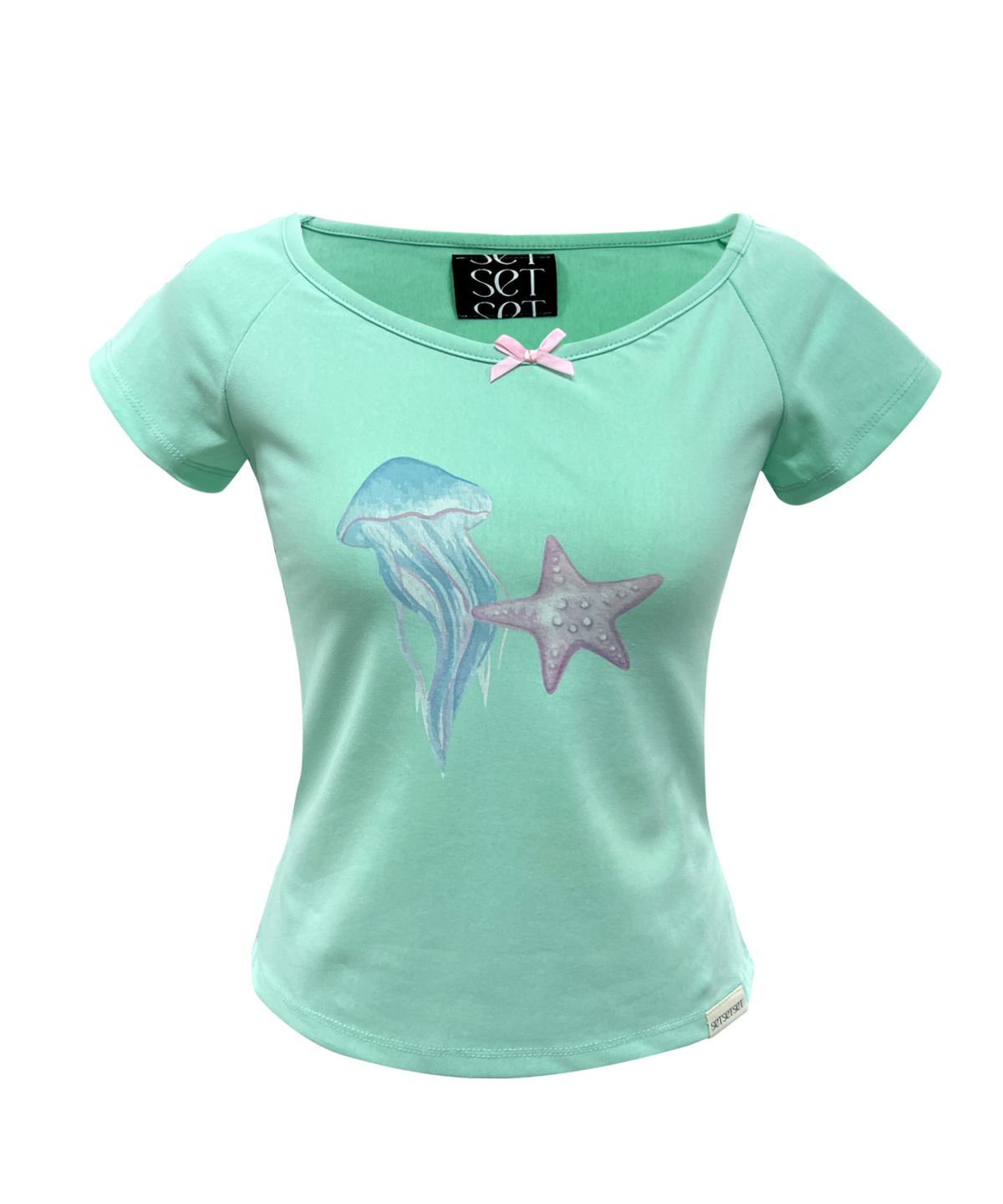 쎄쎄쎄(SETSETSET) JELLY&STAR T-SHIRT
