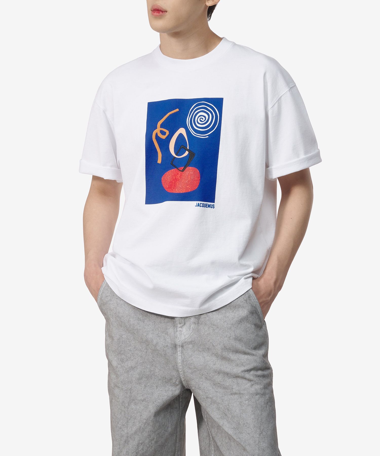 ★JACQUEMUS★ Le T-shirt Quadro Short Sleeve T-shirt White 2 MUSINSA | JACQUEMUS Le T-shirt Quadro Short Sleeve T-shirt