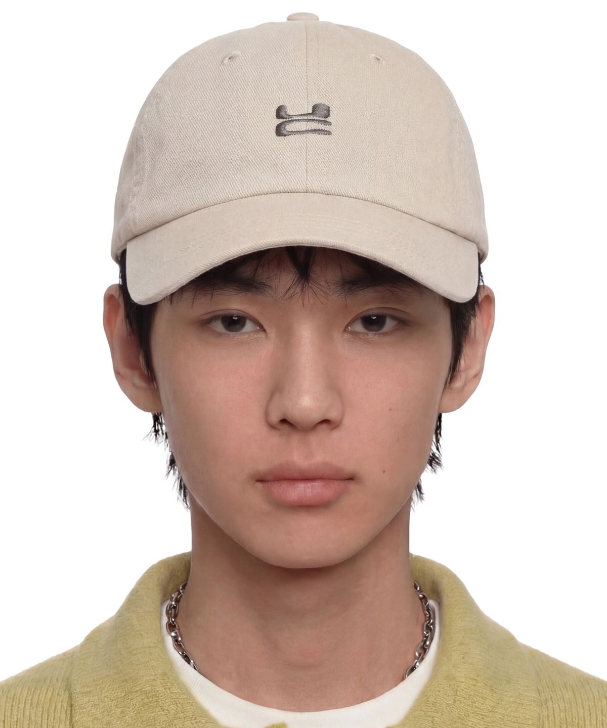언더컨트롤(UNDERCONTROL) 사계절 코튼 로고 자수 베이직 소프트탑 남녀공용 볼캡 UC / WASHED B B / BEIGE