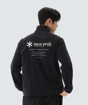 씬테크 우븐 스탠드넥 바람막이 Black (S24MMSWB34)