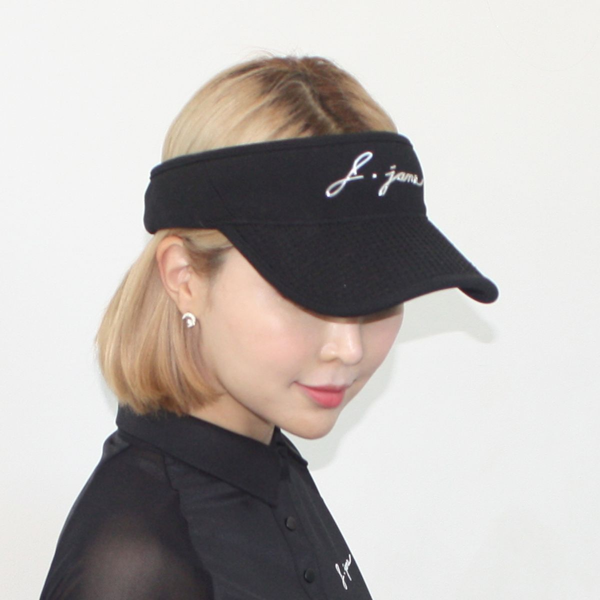 제이제인(J.JANE) 와플 선캡 (Black)