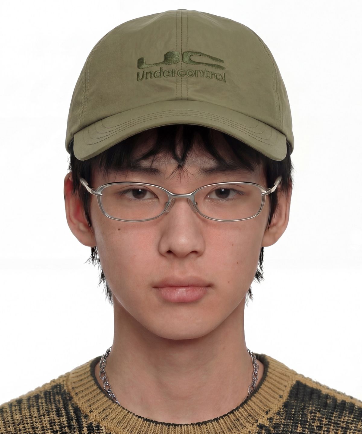 언더컨트롤(UNDERCONTROL) 여름 나일론 긴 챙 소프트탑 깊은 로고 볼캡 남녀공용 야구모자 UC DUPLEX / NYLON B B / OLIVE