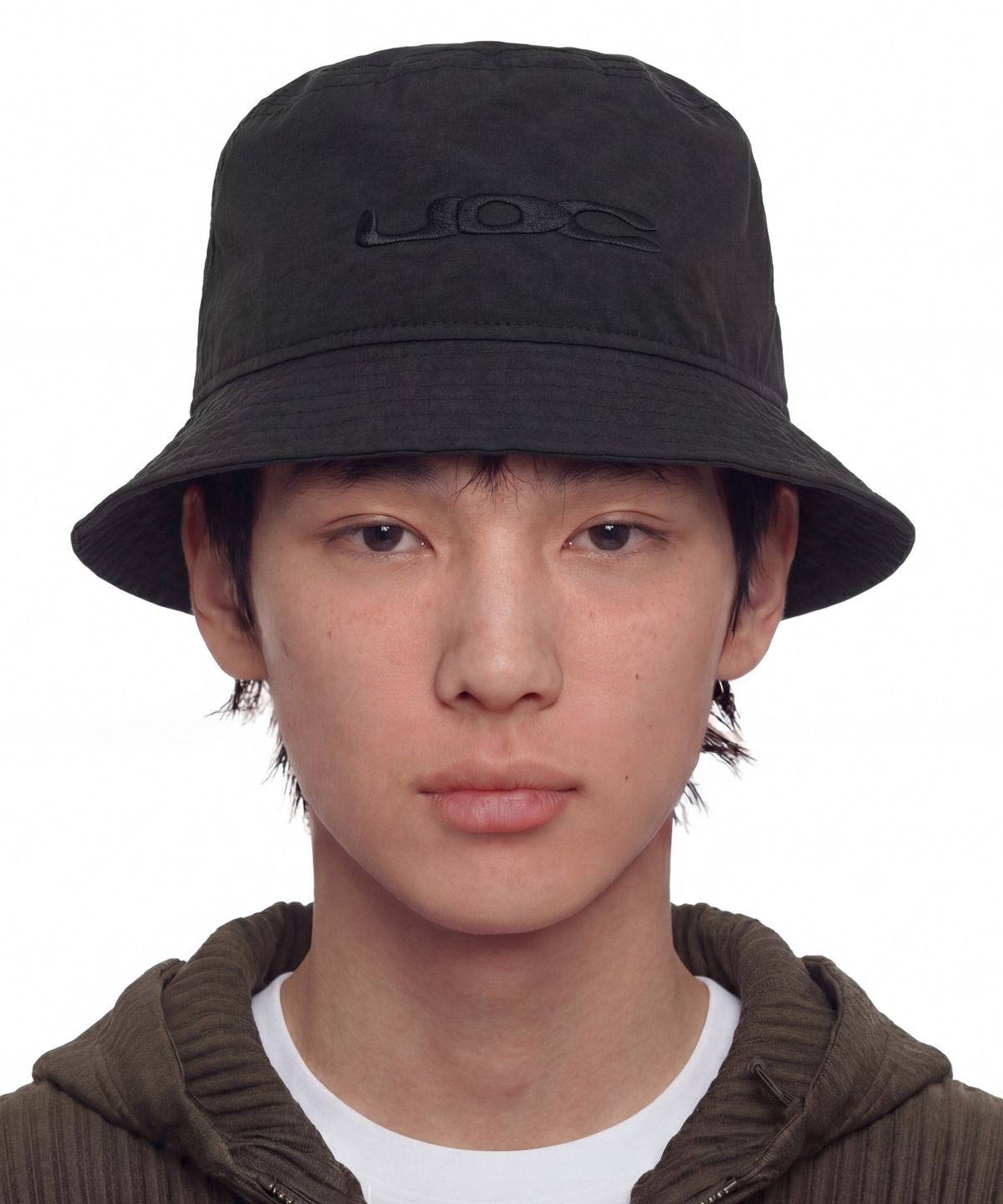 언더컨트롤(UNDERCONTROL) 여름 나일론 햇빛 차단 베이직 버킷햇 남녀공용 로고 벙거지 모자 UDC / TACT BUCKET / NYLON / BLACK