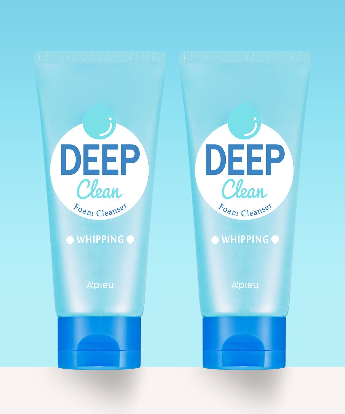 어퓨(APIEU) [2개] 딥 클린 폼클렌저 휘핑 130ml *2