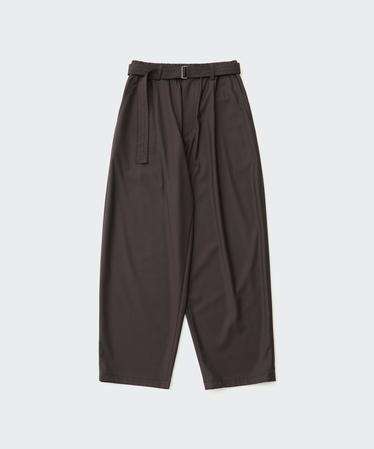 어나더 오피스(ANOTHER OFFICE) Cocoon Banded Pants (Brick Brown)