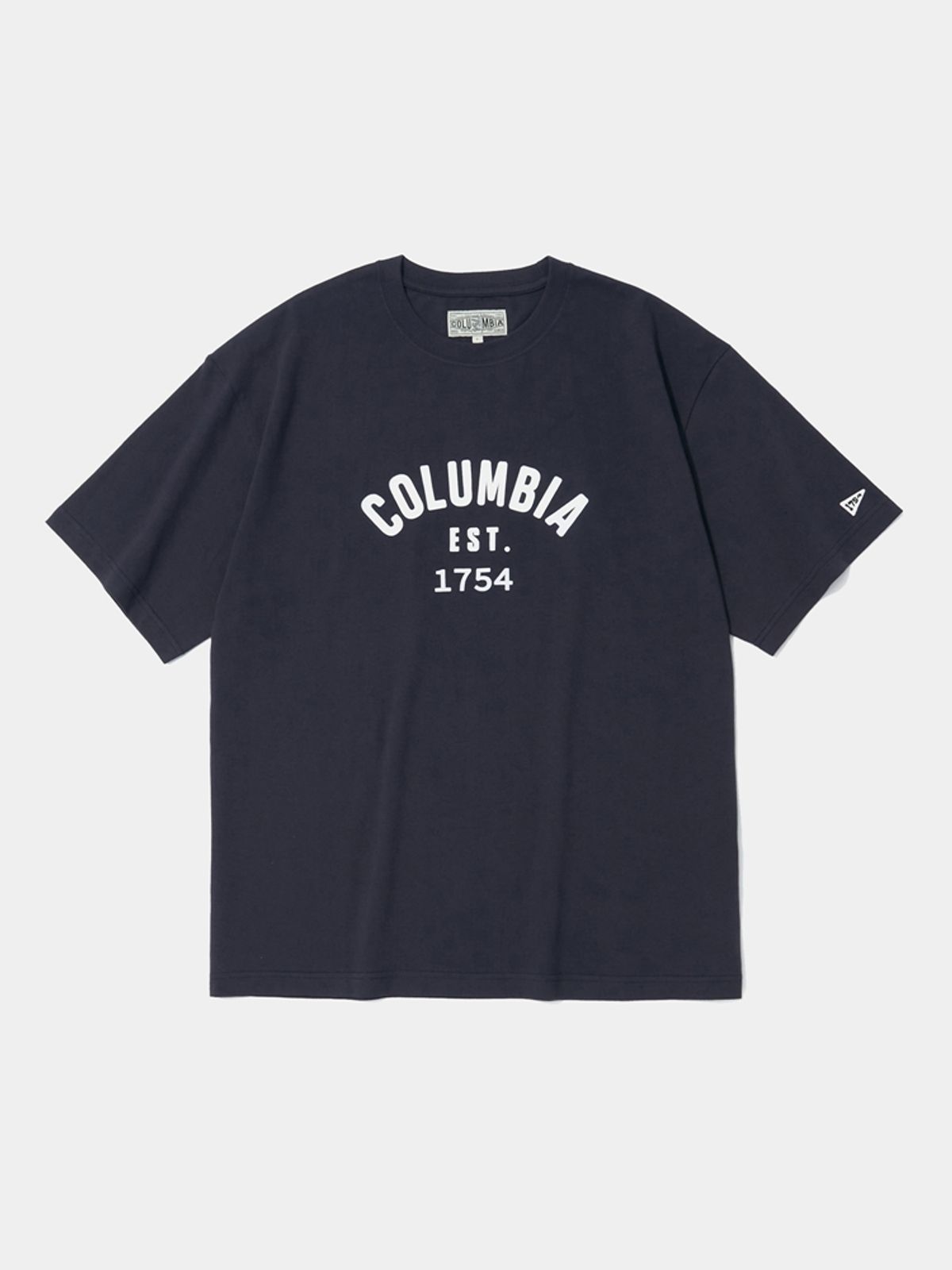 컬럼비아 유니버시티(COLUMBIA UNIVERSITY) CU 1754 ARCH LOGO S/S T-SHIRTS 크라운네이비
