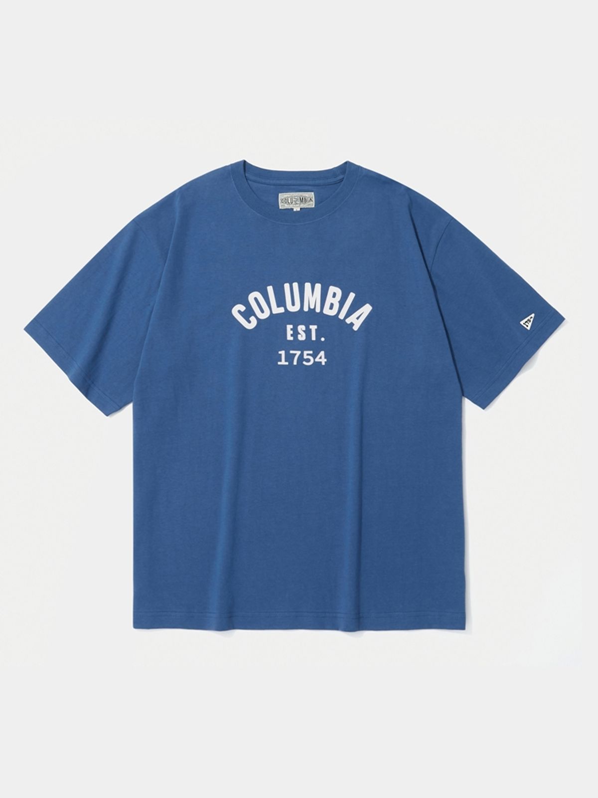 컬럼비아 유니버시티(COLUMBIA UNIVERSITY) CU 1754 ARCH LOGO S/S T-SHIRTS 프렌치블루