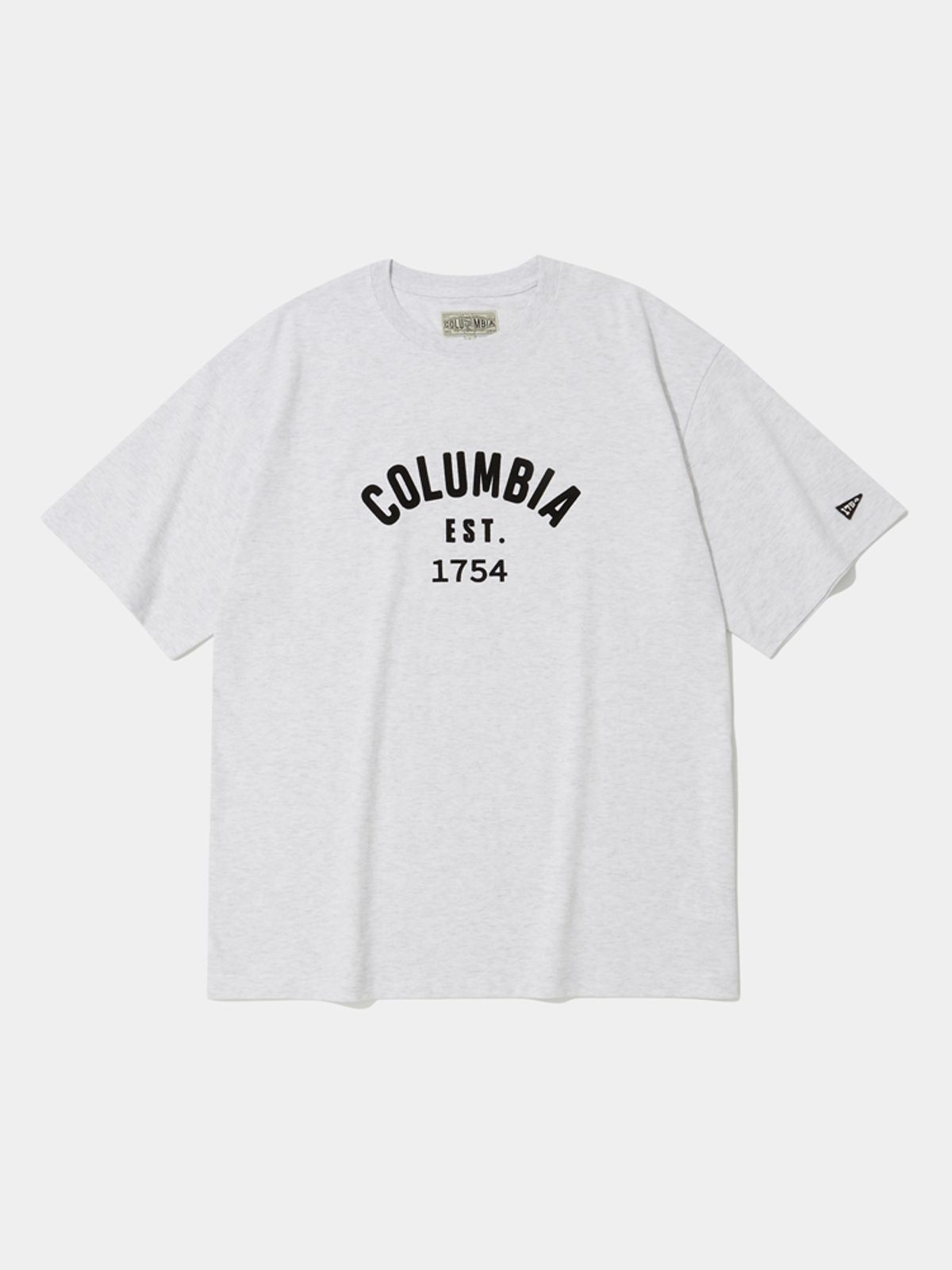 컬럼비아 유니버시티(COLUMBIA UNIVERSITY) CU 1754 ARCH LOGO S/S T-SHIRTS L그레이