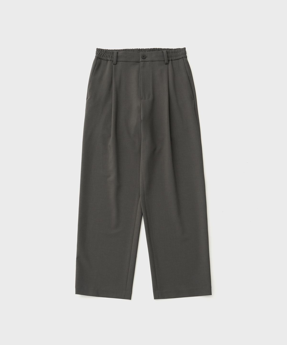 어나더 오피스(ANOTHER OFFICE) Habana Banded Slacks (Alloy-Gray)