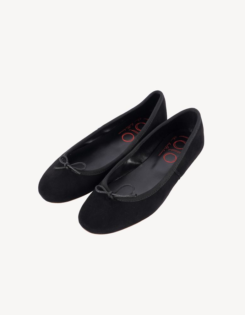 카프리 발레리나 Suede Nero