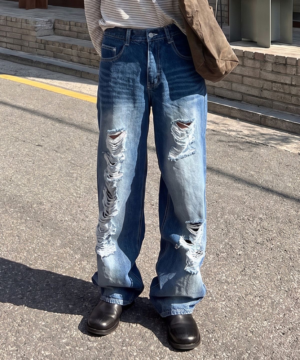 데케트(DECET) Destroy Jeans DCPT038BlueB