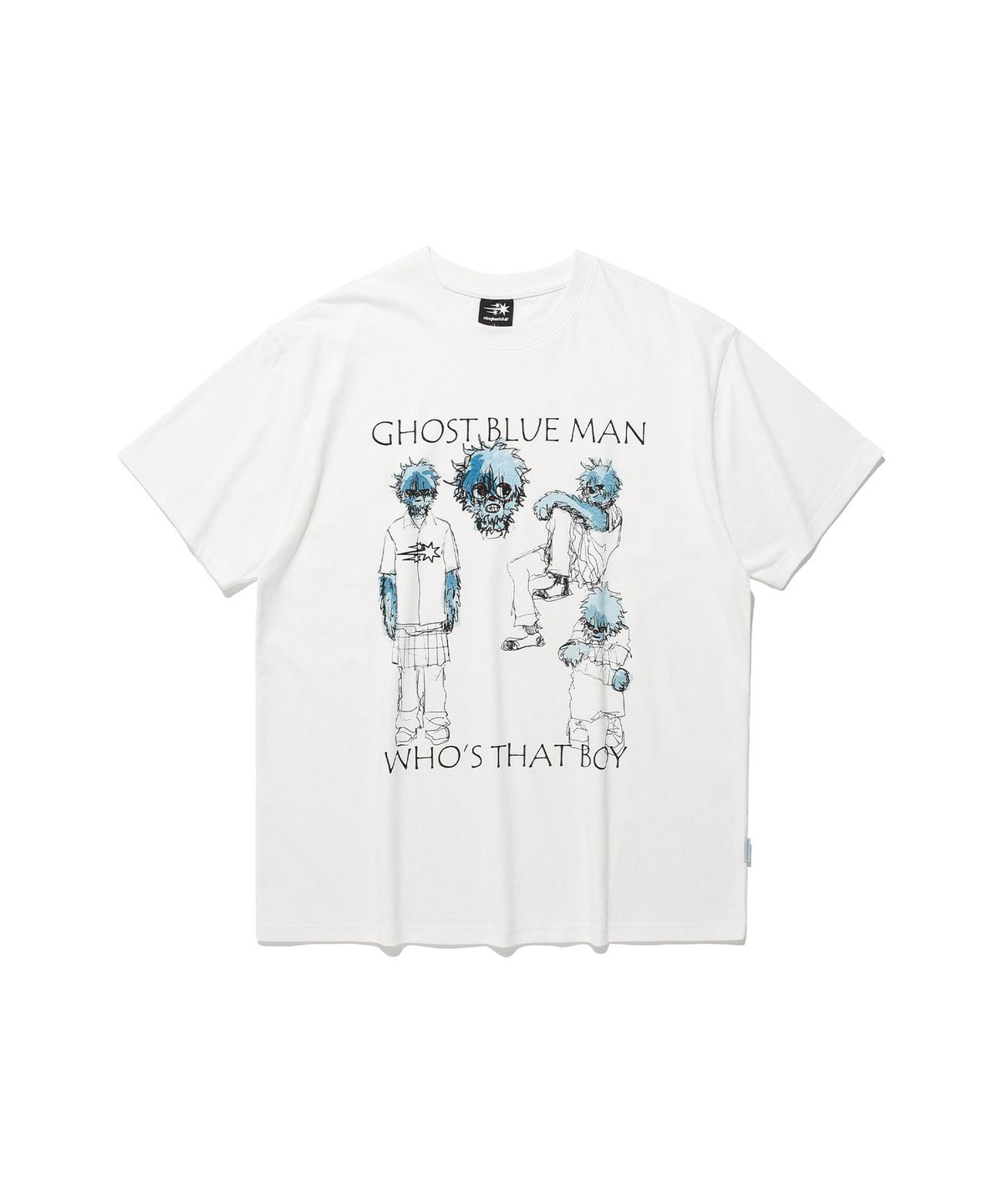나이스고스트클럽(NICEGHOSTCLUB) BLUE BOY TEE_WHITE(NG2EMUT544A)