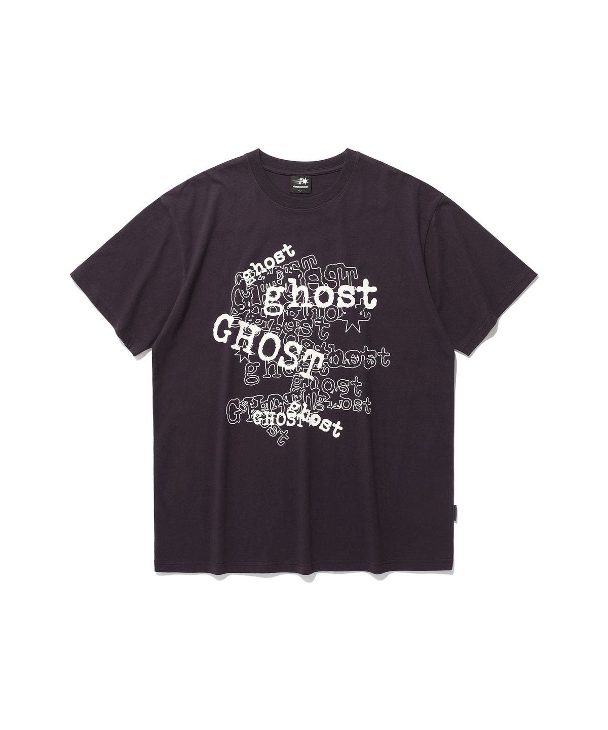 나이스고스트클럽(NICEGHOSTCLUB) GHOST LINE ART TEE_DARK PURPLE(NG2EMUT527A)