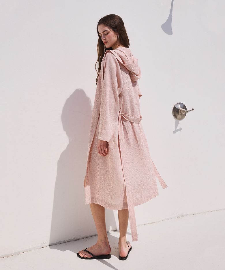 BEACH STRIPE ROBE_red (women)
