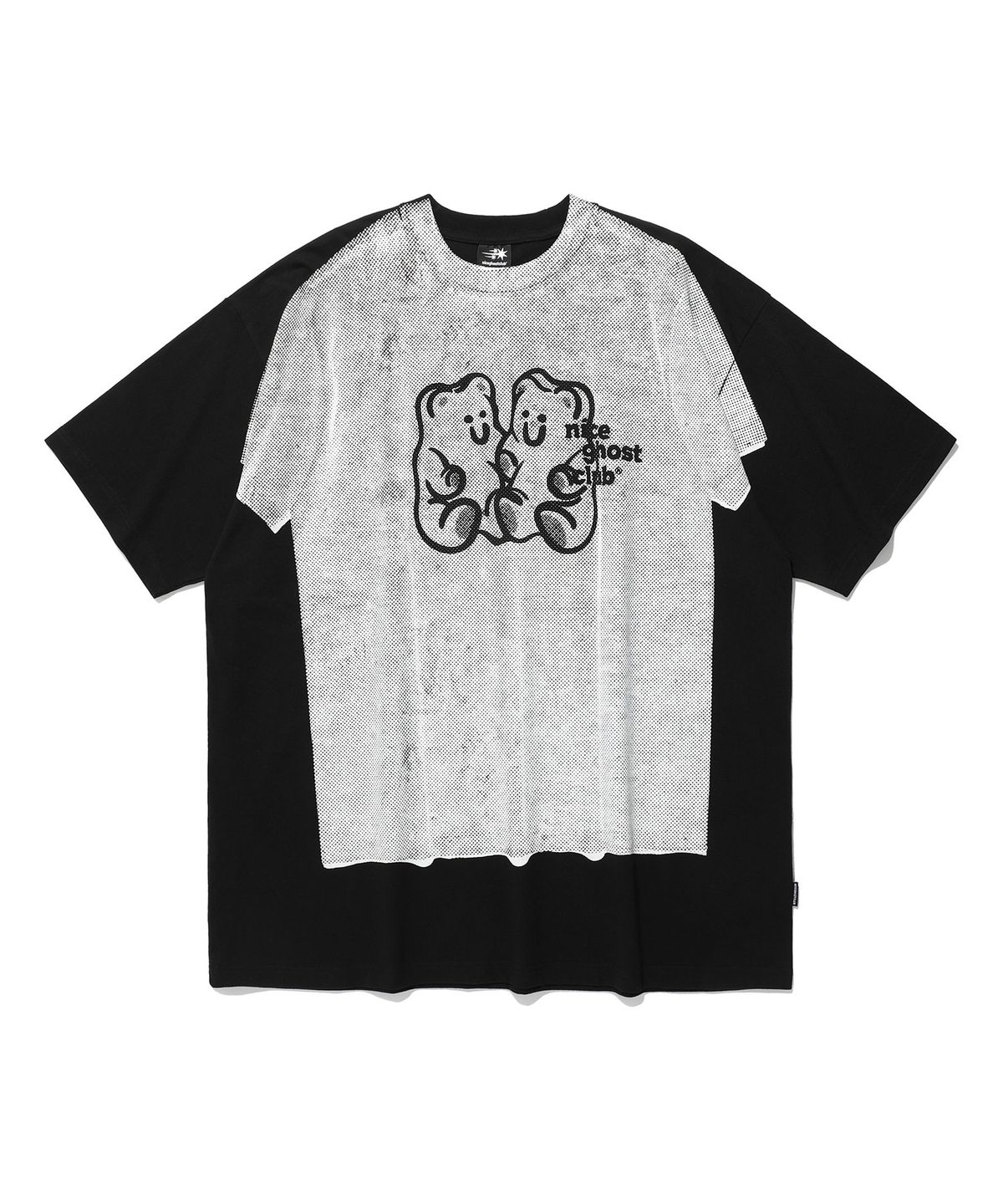 나이스고스트클럽(NICEGHOSTCLUB) BEST SELLING PRINTED BIG BIG TEE_BLACK(NG2EMUT521A)