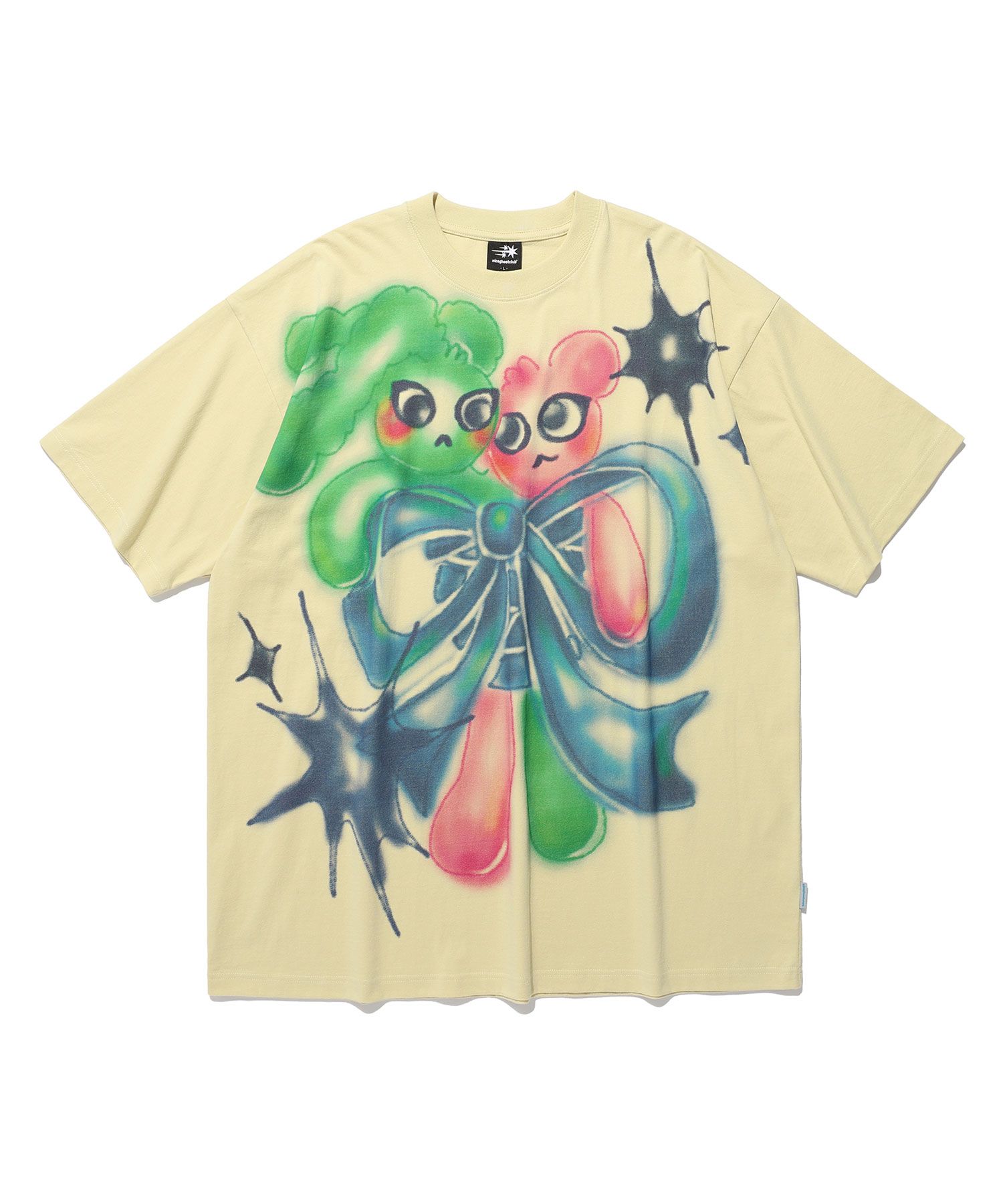[男女共用]Nice Ghost Club BUNNY BEAR SPRAY ART BIG BIG TEE MUSINSA | NICE GHOST CLUB BUNNY BEAR SPRAY ART BIG BIG