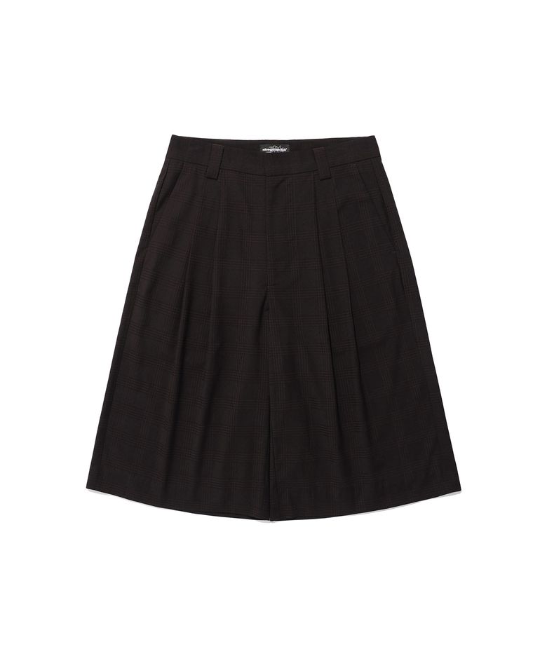 CHECK TAILORED SHORTS_BLACK(NG2EMUPA63A)