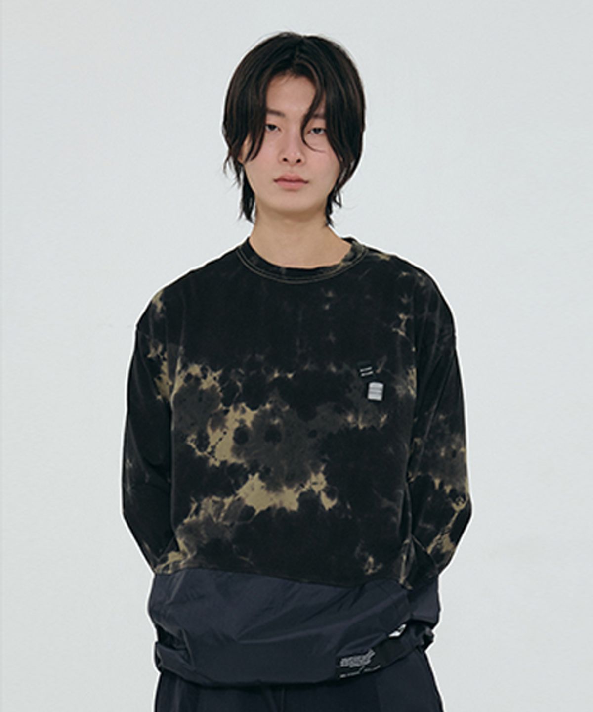 래코드(RECODE) Overdyeing Woven Patch Top_RJTAS24702KHX