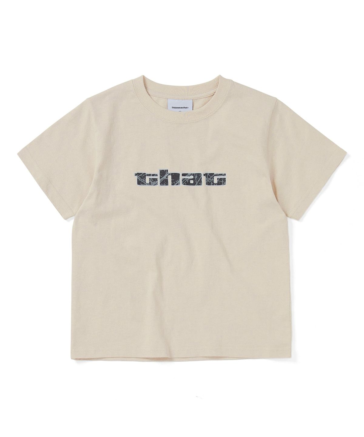 디스이즈네버댓(THISISNEVERTHAT) Big Initial W Tee Beige