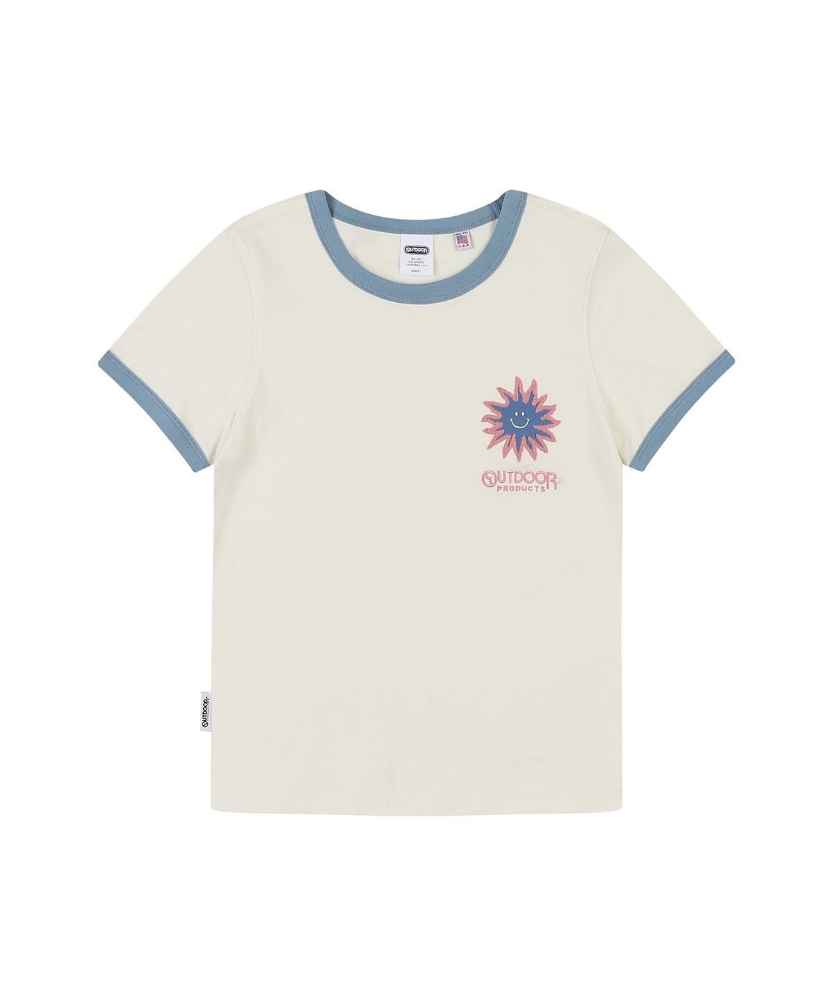 아웃도어 프로덕츠(OUTDOOR PRODUCTS) 여성 서니 링거 티셔츠 W SUNNY RINGER T-SHIRTS