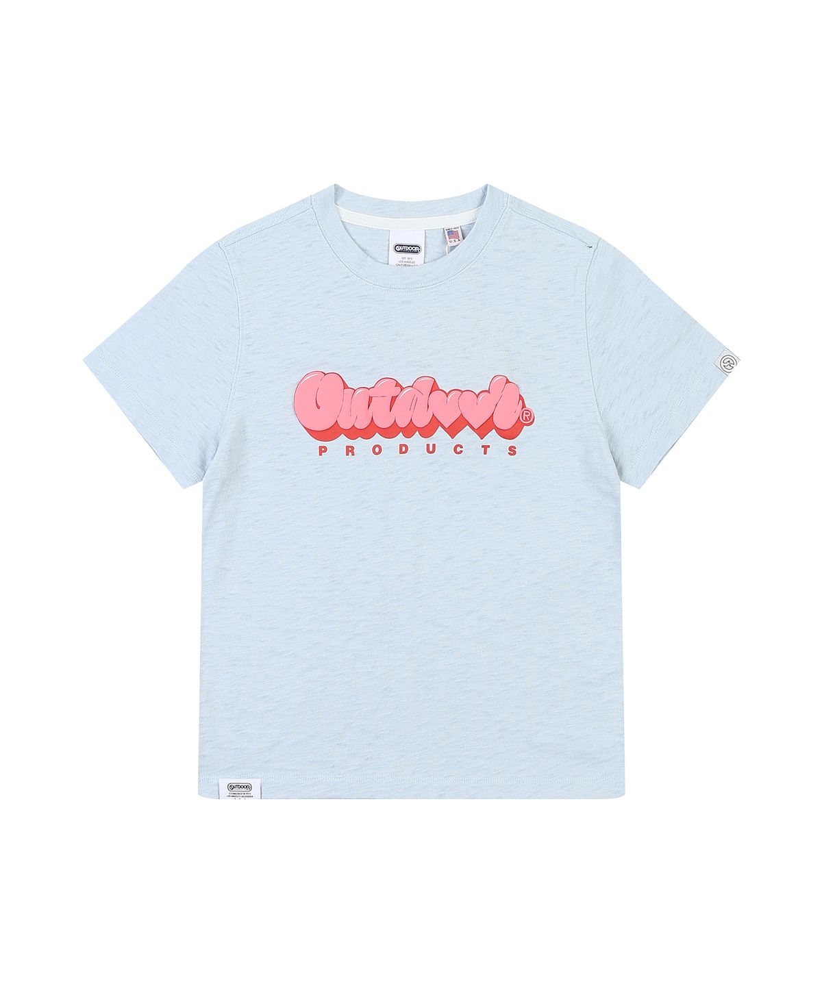 아웃도어 프로덕츠(OUTDOOR PRODUCTS) 여성 볼륨 로고 티셔츠 W VOLUME LOGO T-SHIRT