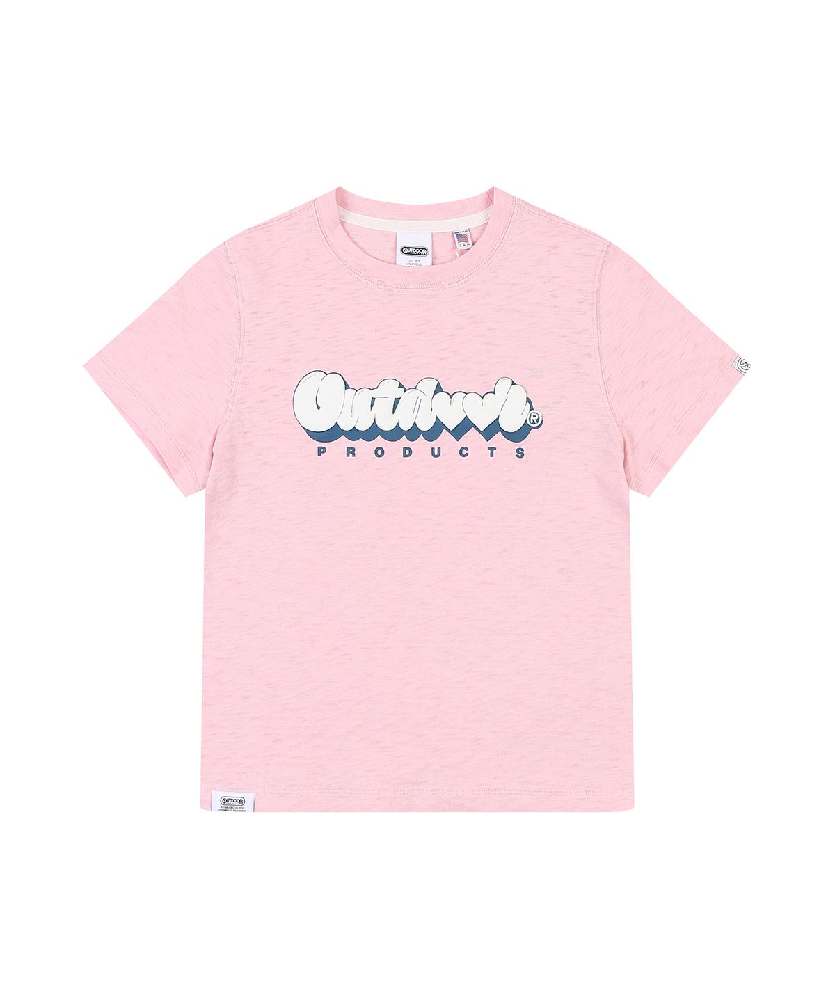 아웃도어 프로덕츠(OUTDOOR PRODUCTS) 여성 볼륨 로고 티셔츠 W VOLUME LOGO T-SHIRT